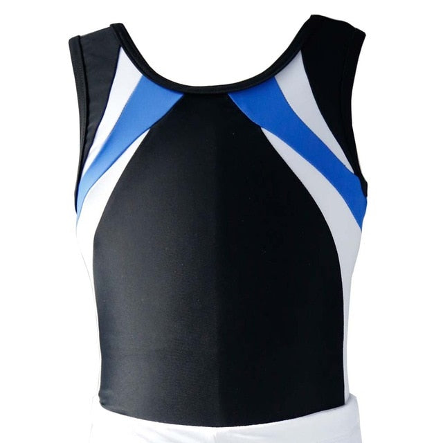 NT1804101 Boy's Basic Gymnastics Leotard Classic Ballet Morden Practice Atheletic Tank Bodysuit