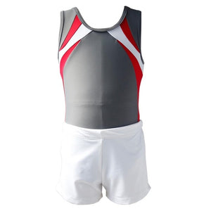 NT1804101 Boy's Basic Gymnastics Leotard Classic Ballet Morden Practice Atheletic Tank Bodysuit